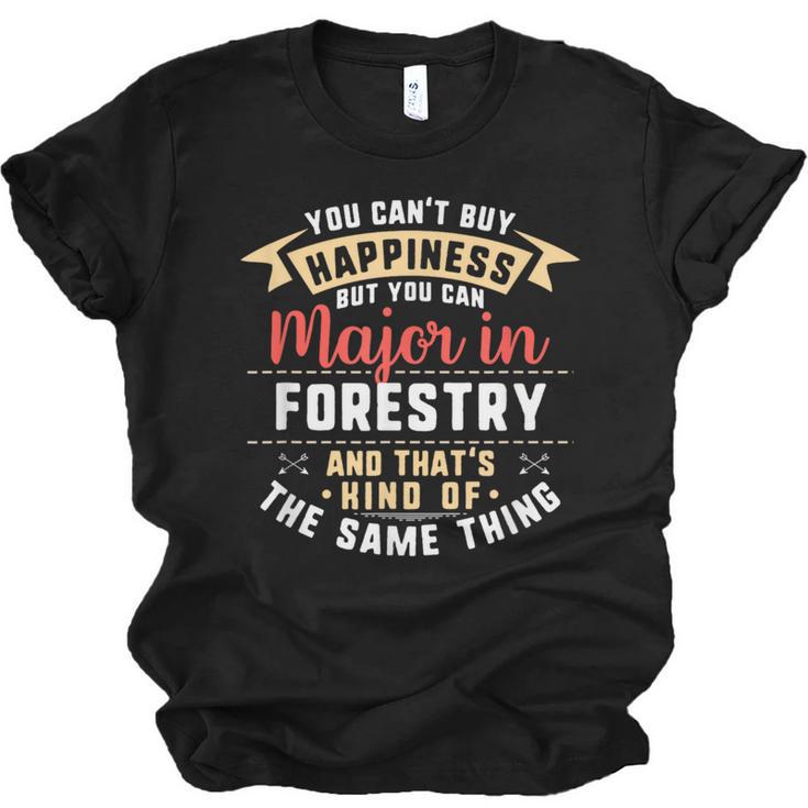 Forestry Major Student Shirt Graduation College Unisex Jersey T-Shirt