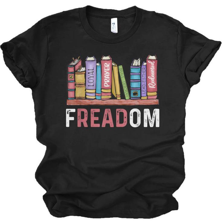 Freadom Anti Ban Books Freedom To Read Book Lover Reading Unisex Jersey T-Shirt