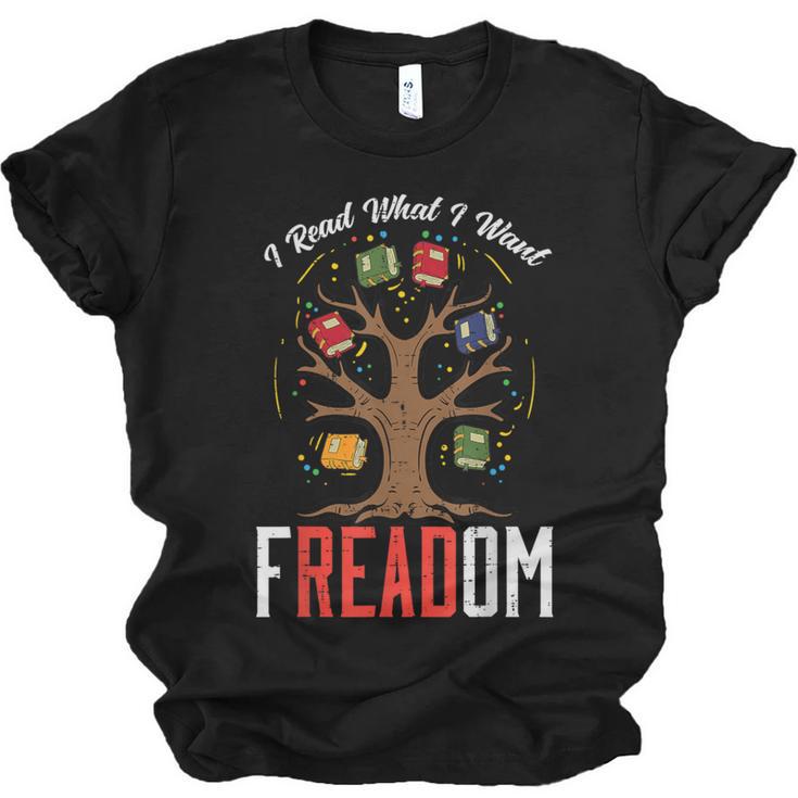 Freadom Tree Read Reading Librarian Book Across America Unisex Jersey T-Shirt