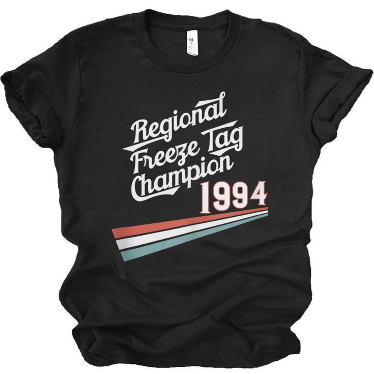 Freeze Tag 90s Nostalgia Unisex Jersey T-Shirt