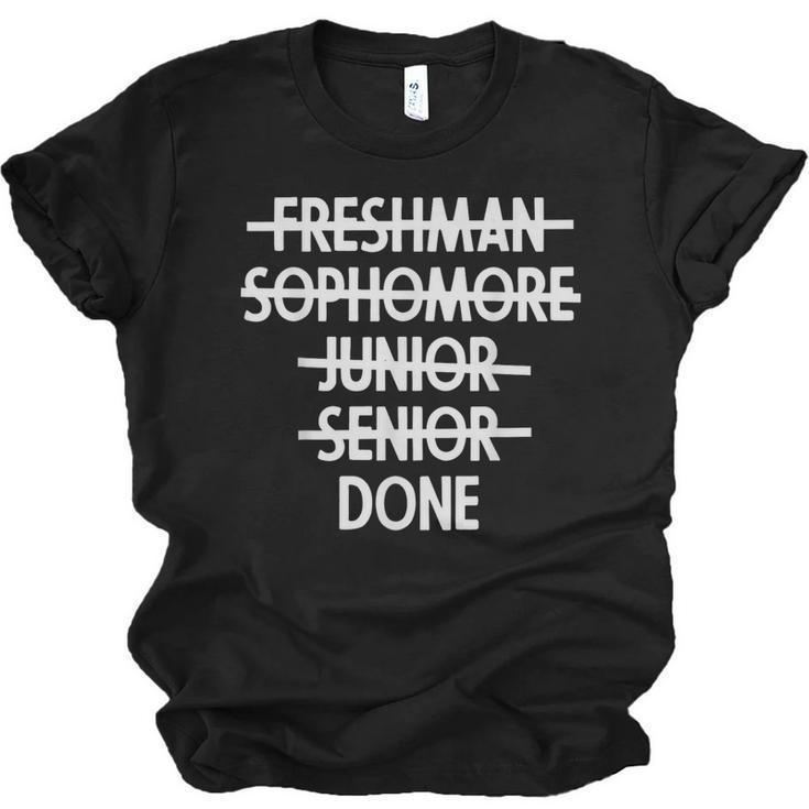 Freshman To Senior Class Of 2018 Senior Graduation T Shirt Unisex Jersey T-Shirt