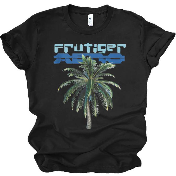 Frutiger Aero Palm Tree Y2k Aesthetic 2000s Trend Unisex Jersey T-Shirt