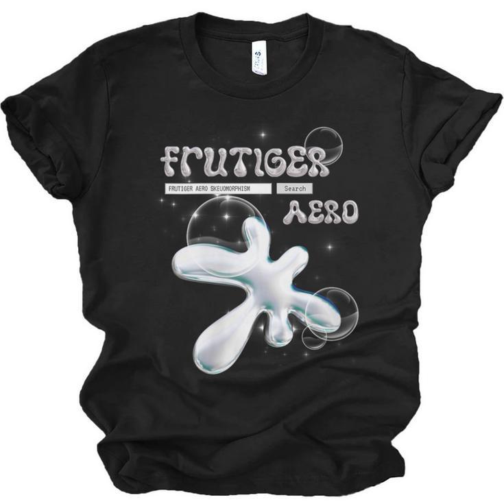 Frutiger Aero Y2K Fashion Trends Statement Piece Tech Orb Unisex Jersey T-Shirt