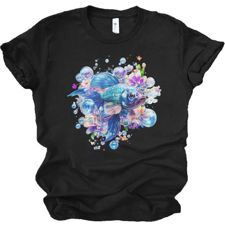 Frutiger Aero Y2K Fish Unisex Jersey T-Shirt