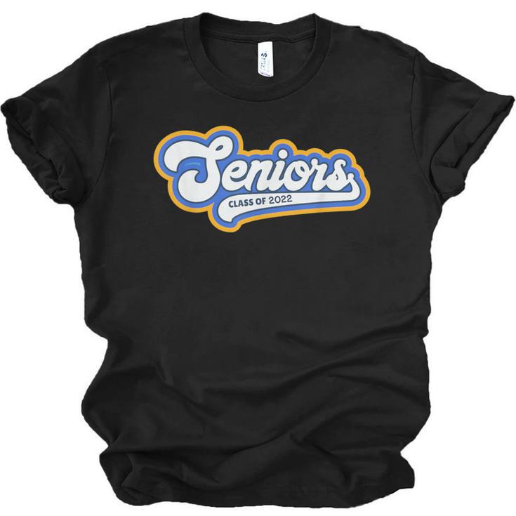 Funny Class Of 2022 Senior Graduate College Graduation Unisex Jersey T-Shirt