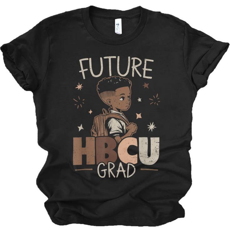 Future HBCU Grad Graduate Afro Boy College Graduation Unisex Jersey T-Shirt