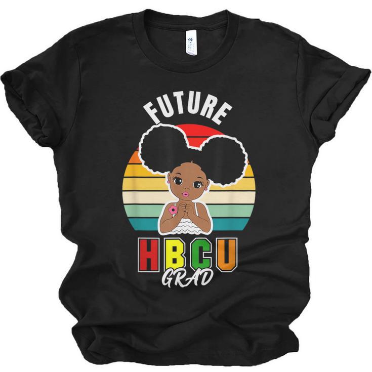 Future HBCU Grad Graduate Afro Girl College Graduation Unisex Jersey T-Shirt
