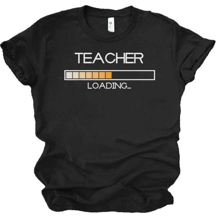 Future Teacher Loading Bar Graduation Teacher Men Women Unisex Jersey T-Shirt