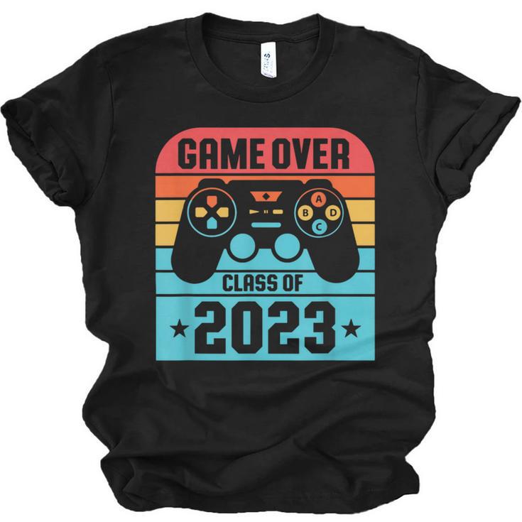 Game Over Class Of 2023 Shirt Students Graduation Unisex Jersey T-Shirt