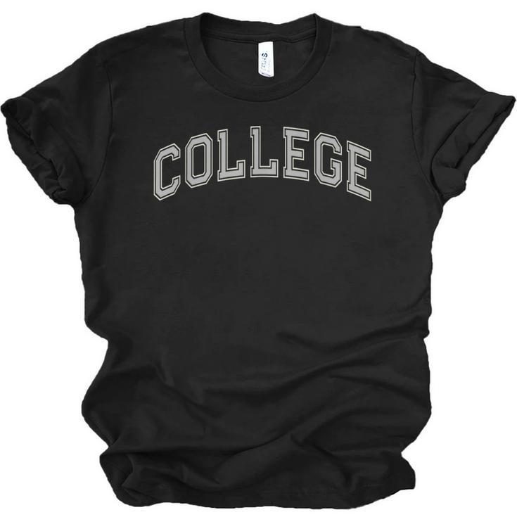 Generic COLLEGE Bound Senior Graduation Silly Colege Unisex Jersey T-Shirt