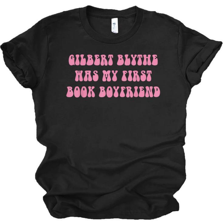 Gilbert Blythe Was My First Book Boyfriend Quote Unisex Jersey T-Shirt