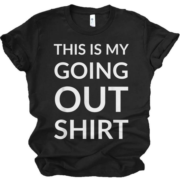 This Is My Going Out Sarcastic Introvert Unisex Jersey T-Shirt