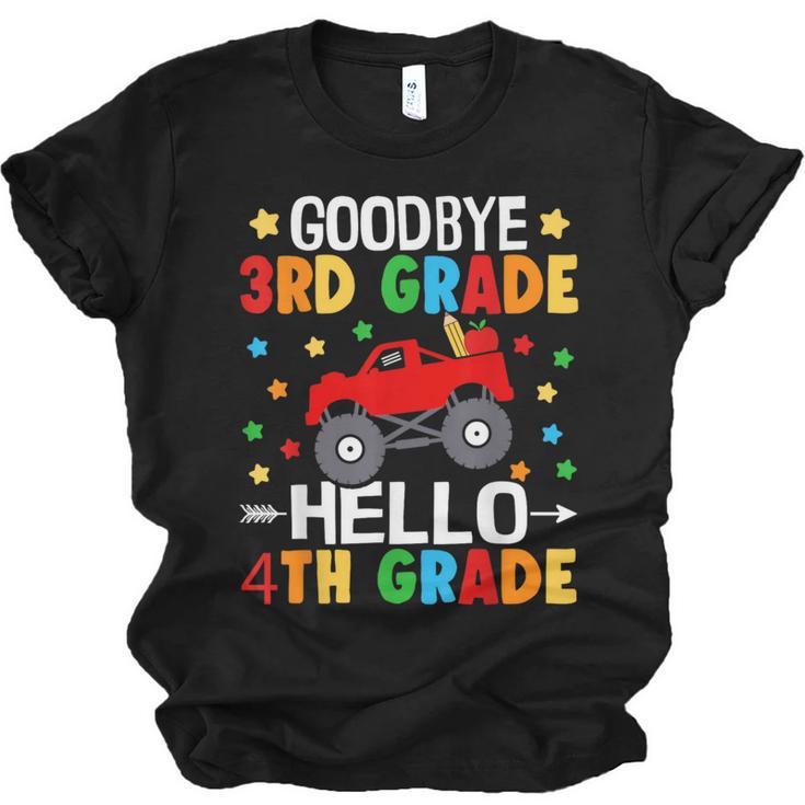 Goodbye 3rd Grade Hello 4th Grade Graduation 2024 Unisex Jersey T-Shirt