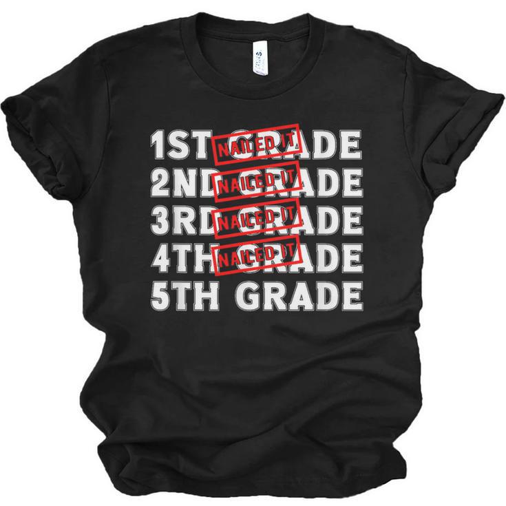 Goodbye 4th Grade Graduation Last Day School Hello 5th Grade Unisex Jersey T-Shirt