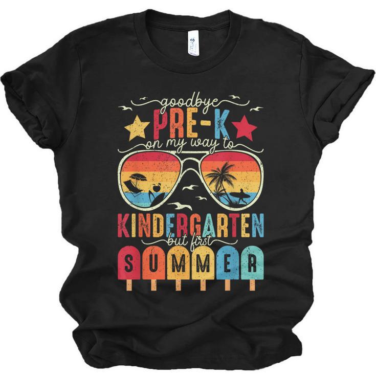 Goodbye Pre-k Graduation Kindergarten Summer Break Graduate Unisex Jersey T-Shirt