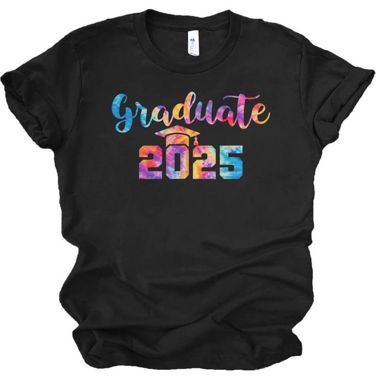 Graduate 2025 Tie Dye Graduation 2025 Class Of 2025 Senior Unisex Jersey T-Shirt