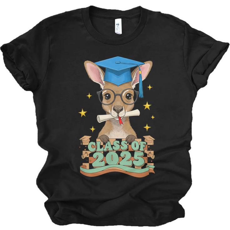 Graduate Kangaroo Class Of 2025 Kids Graduation Unisex Jersey T-Shirt