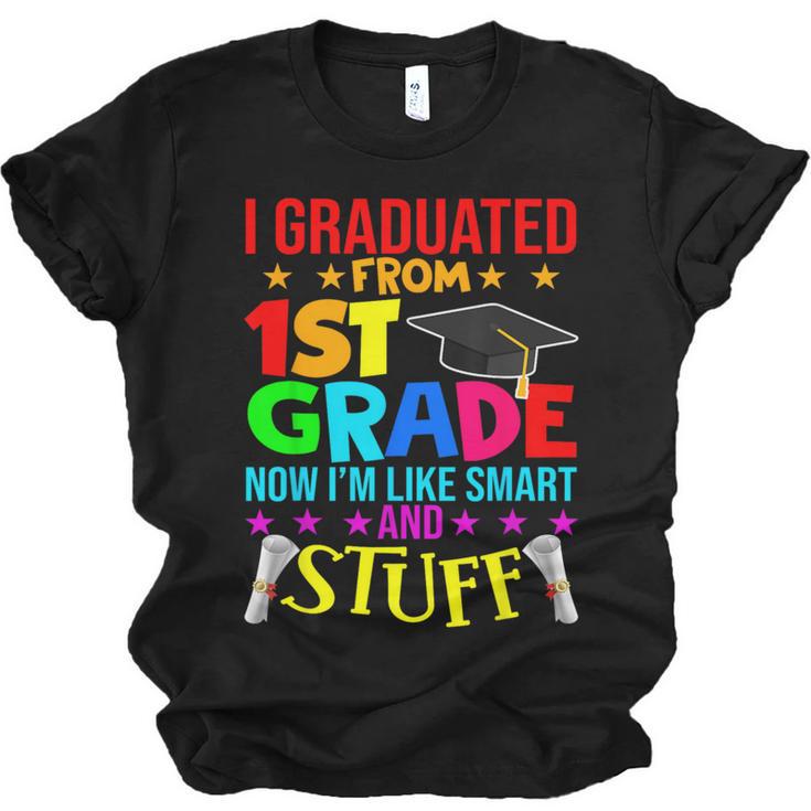 I Graduated From 1st Grade Graduation Matching Student Unisex Jersey T-Shirt