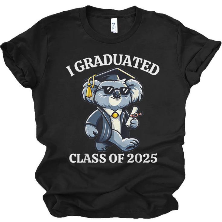 I Graduated Graduate Class Of 2025 Koala Graduation Unisex Jersey T-Shirt