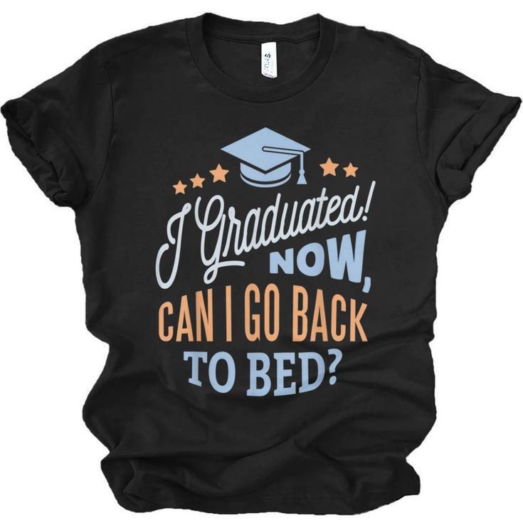 GRADUATION CLASS 2019 Now Back To Bed Senior Graduate Unisex Jersey T-Shirt