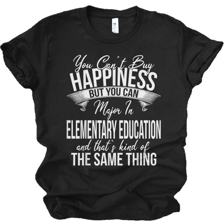 Graduation Elementary Education Major Unisex Jersey T-Shirt