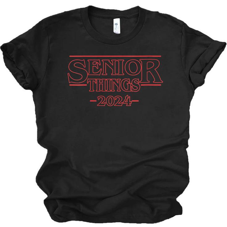 Graduation Senior Things 2024 Graduate Back To School Unisex Jersey T-Shirt