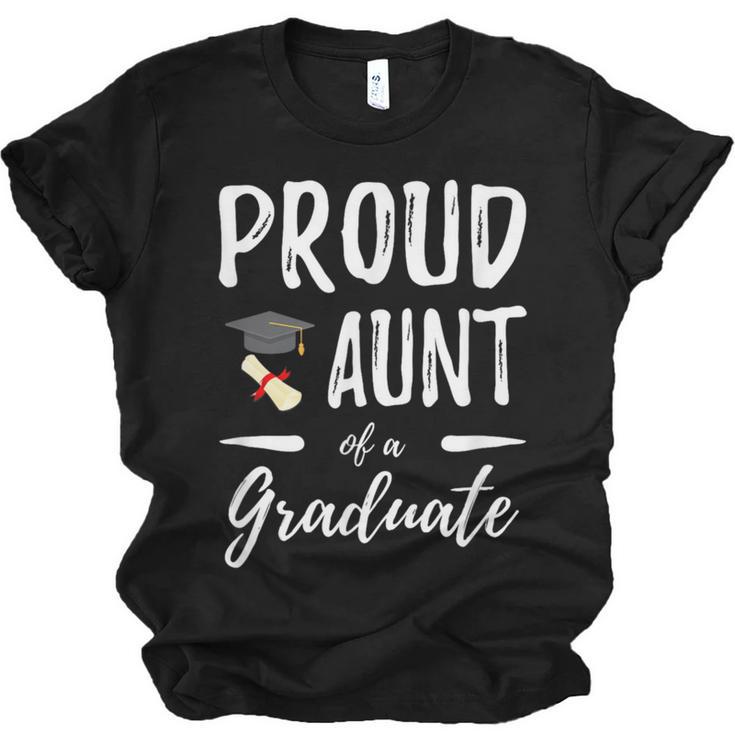 Graduation Shirt 2018 Proud Aunt Of a Graduate Unisex Jersey T-Shirt
