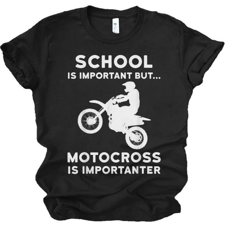 Graduation Shirt For Dirtbike Motocross Riders Unisex Jersey T-Shirt