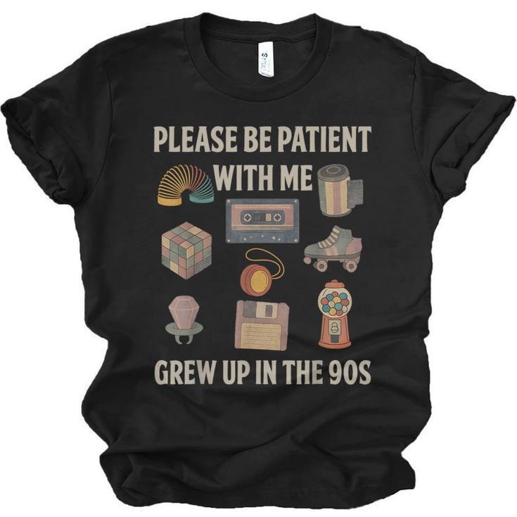 Grew Up In The 90s  Retro Nostalgia Unisex Jersey T-Shirt