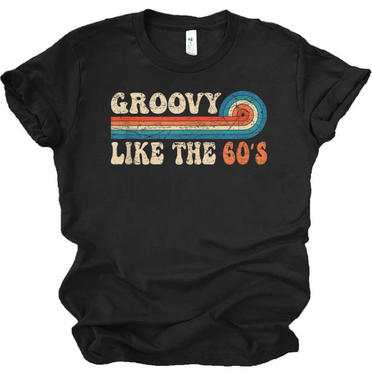 Groovy Like The 60s Aesthetic Nostalgia 1960's Retro Unisex Jersey T-Shirt