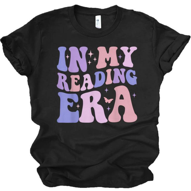 Groovy In My Reading Era Book Lovers Book Reader Unisex Jersey T-Shirt
