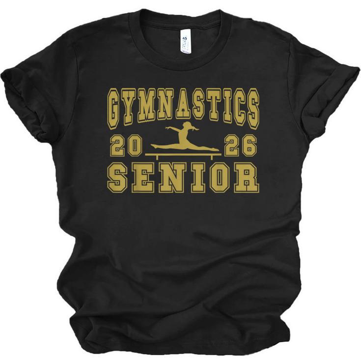 Gymnastics Senior Night Gymnastics Senior 2026 Graduation 25 Unisex Jersey T-Shirt