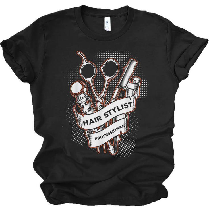 Hairdresser Gift Idea Graduation Tattoo Craft Hairstylist Unisex Jersey T-Shirt