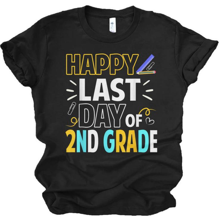 Happy Last Day Of 2nd Grade Shirt Cutie Graduation Unisex Jersey T-Shirt