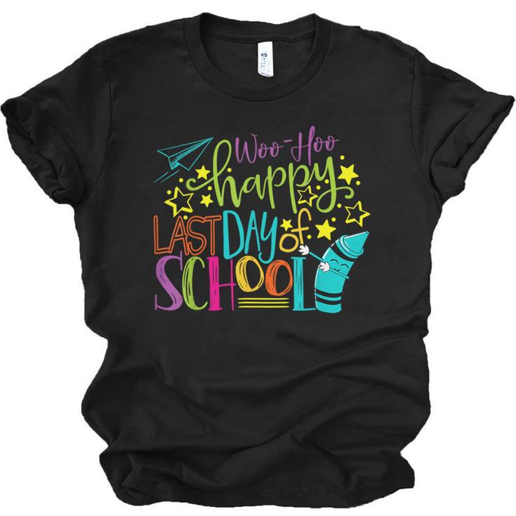 Happy Last Day Of School Student Teacher Graduation Unisex Jersey T-Shirt