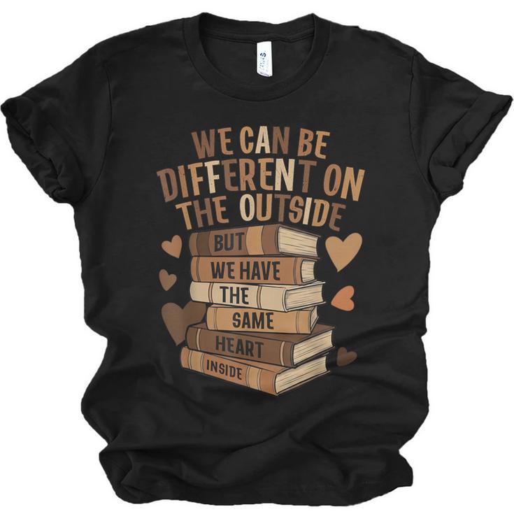 We Have The Same Heart History Month Book Lover Women Unisex Jersey T-Shirt