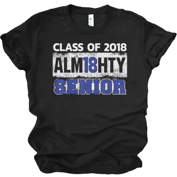 High School Graduation 2018 T-Shirt For Senior Alm18hty Unisex Jersey T-Shirt