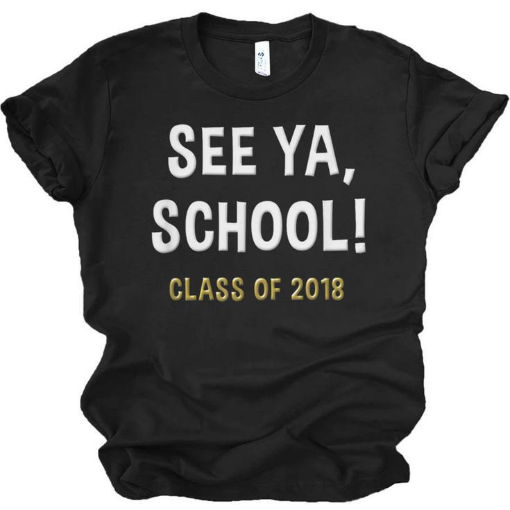 High School Graduation Class Of 2018 Shirt Unisex Jersey T-Shirt