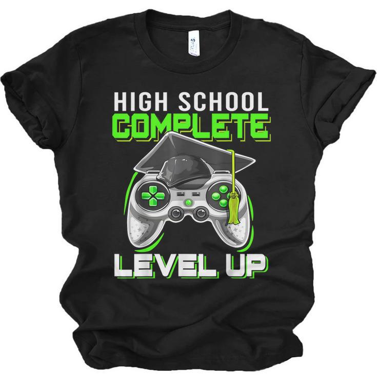 High School Level Complete Class Of 2024 Graduation Unisex Jersey T-Shirt
