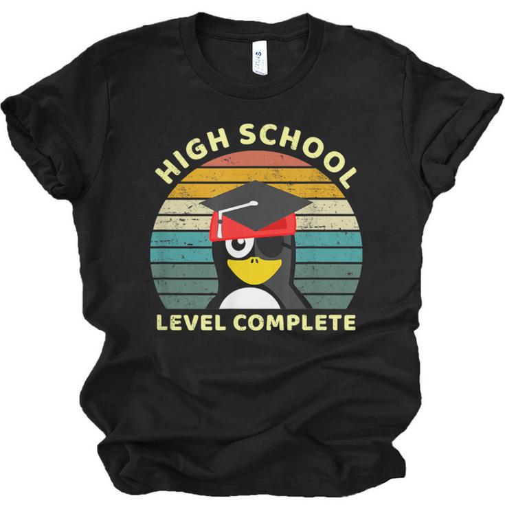 High School Level Complete Graduation Senior Students Unisex Jersey T-Shirt