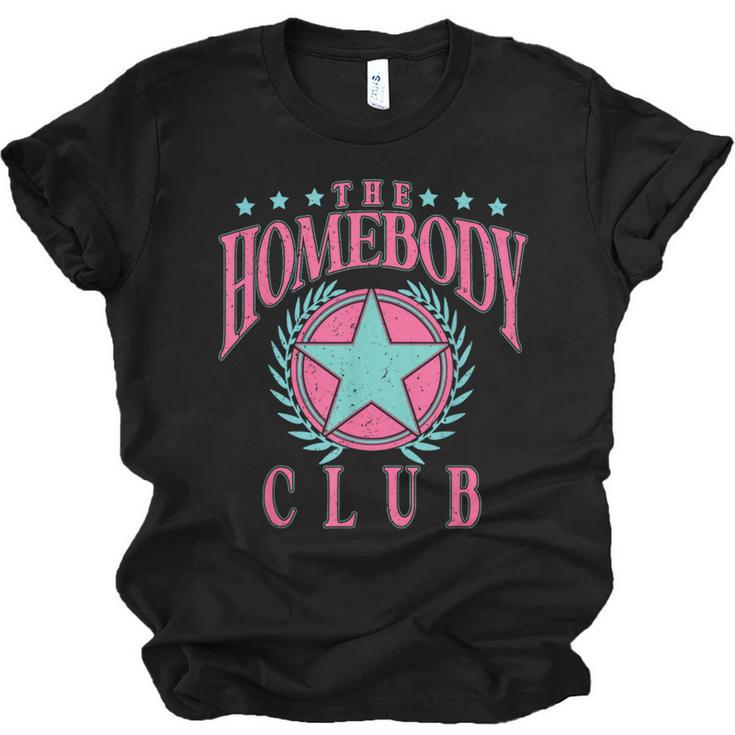 The Homebody Club Antisocial Retro Introvert Unisex Jersey T-Shirt