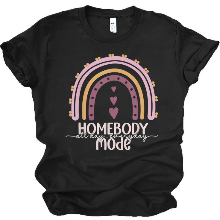 Homebody Introvert Homebody Mode Everyday Unisex Jersey T-Shirt