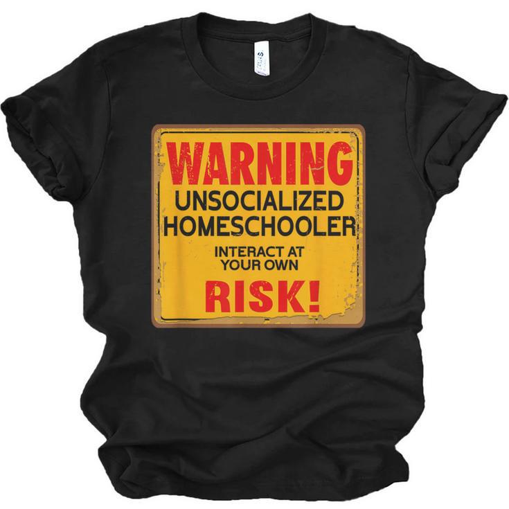 Homeschool Homeschooler Home Lesson Introvert Student Unisex Jersey T-Shirt
