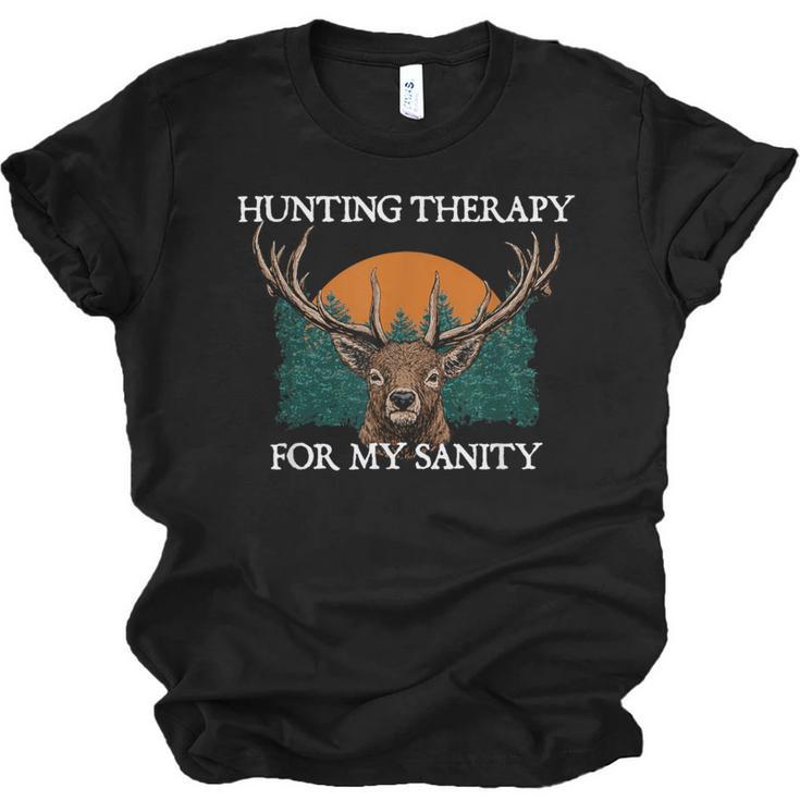 Hunting For My Sanity Introvert Hunter Antisocial Unisex Jersey T-Shirt