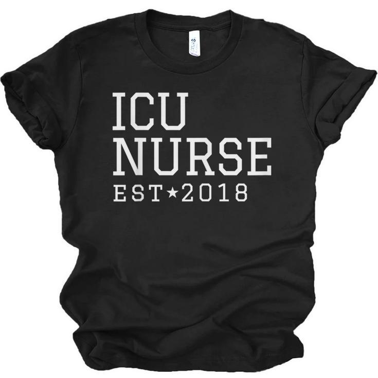 ICU Nurse 2018 Graduation Nurse RN Unisex Jersey T-Shirt