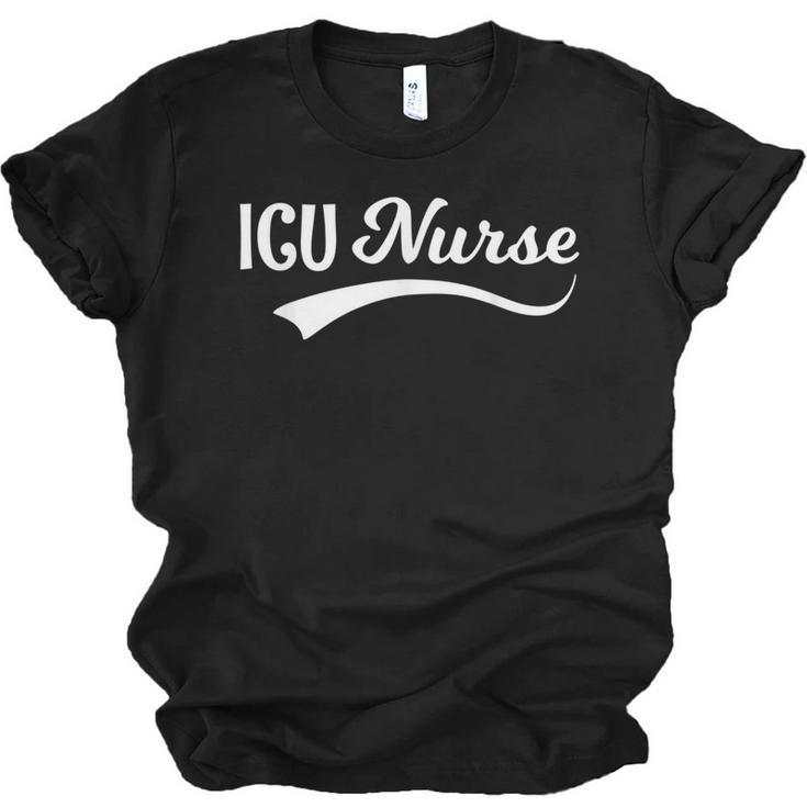 ICU Nurse Graduation Nurse RN Birthday Unisex Jersey T-Shirt