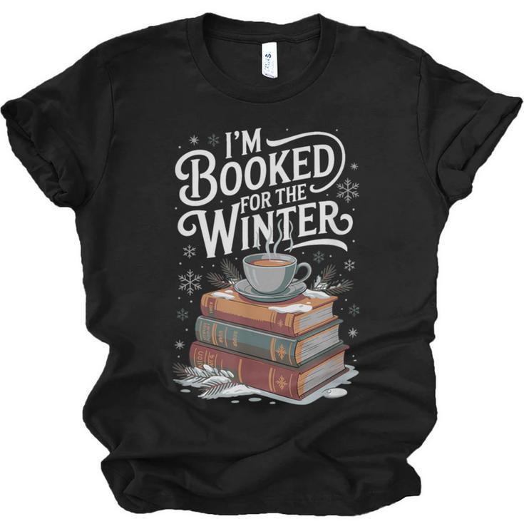 I'm Booked For The Winter Book Lover Unisex Jersey T-Shirt