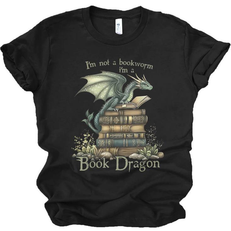 I'm Not A Bookworm I'm A Book Dragon Unisex Jersey T-Shirt