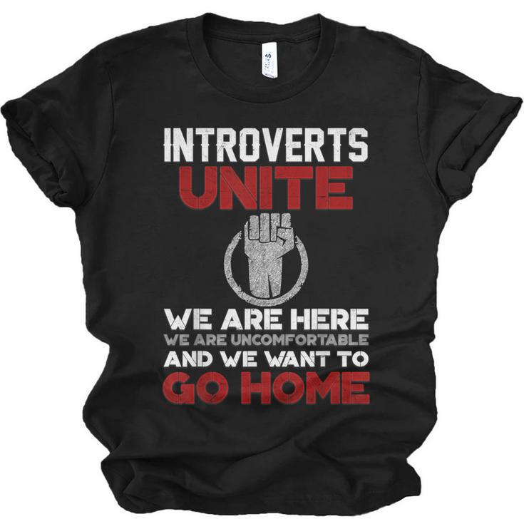 INTP Introverts Unite Anti Social For Men Women Unisex Jersey T-Shirt