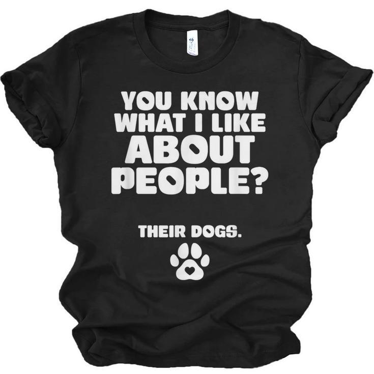 Introvert Animal Dog Owner Unisex Jersey T-Shirt